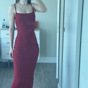 SKIMS SOFT LOUNGE LONG SLIP DRESS